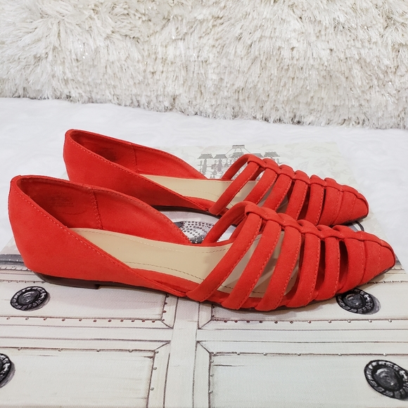 Zara D'Orsay Faux Suede Flats - Picture 5 of 8